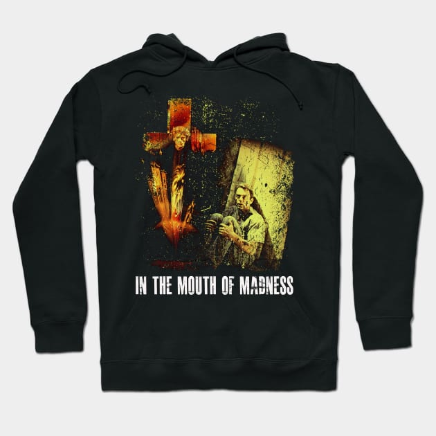 Madness Personified In the Mouth Design Hoodie by labyrinth pattern